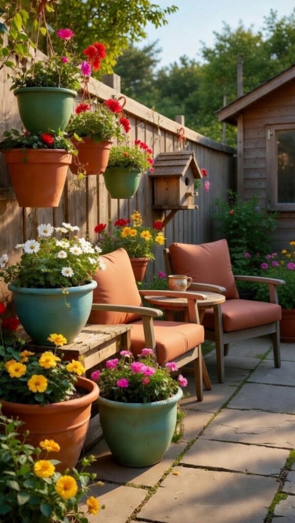 Cozy Garden Seating Area