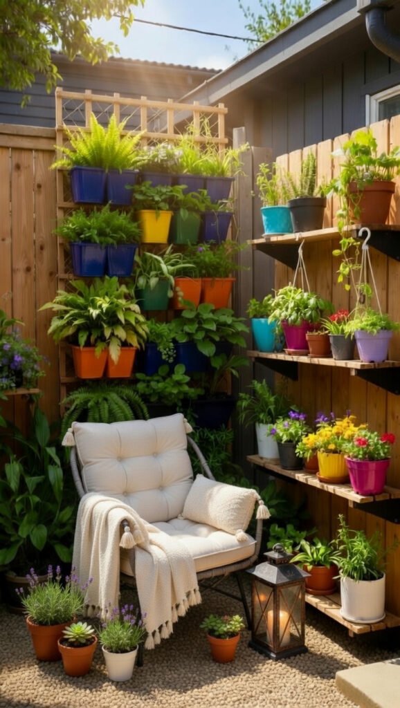 Small Backyard Garden Decor Ideas Using Containers